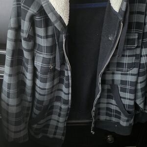 Ralph Lauren Plaid Sherpa-Lined Zip-Up Jacket